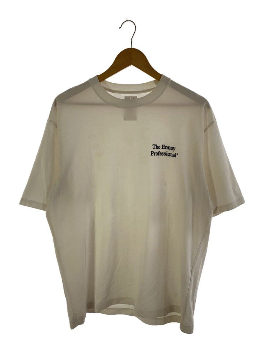 The Ennoy Professional T-shirt Crew Neck L Cotton White Plain Used 