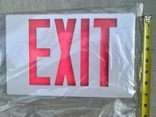 Exit Sign Brand New Plastic