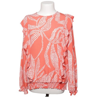 Wallis, Bluse, Größe: 38, Orange/Weiß, Polyester, Gepunktet, Damen #vSG