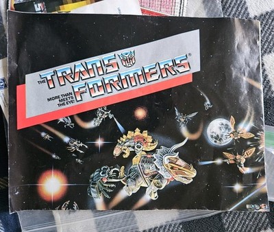 Transformers G1 S.T.A.R.S. Poster 1986 Mailaway Rare