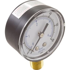 Pressure Gauge, Paramount Water Valve : 005-302-3590-00