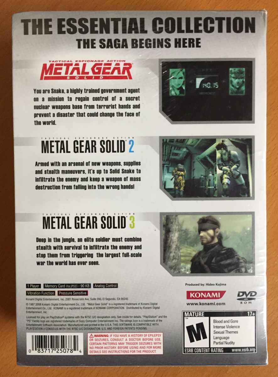 Metal Gear Solid: The Essential Collection (Sony PlayStation 2