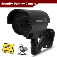 Fake Dummy CCTV Camera Outdoor/Indoor Security Cam Waterproof Surveillance New