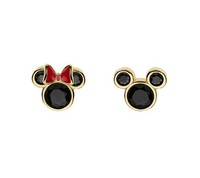 © Disney Ohrstecker Minnie Und Mickey Mouse 925 Silber Vergoldet