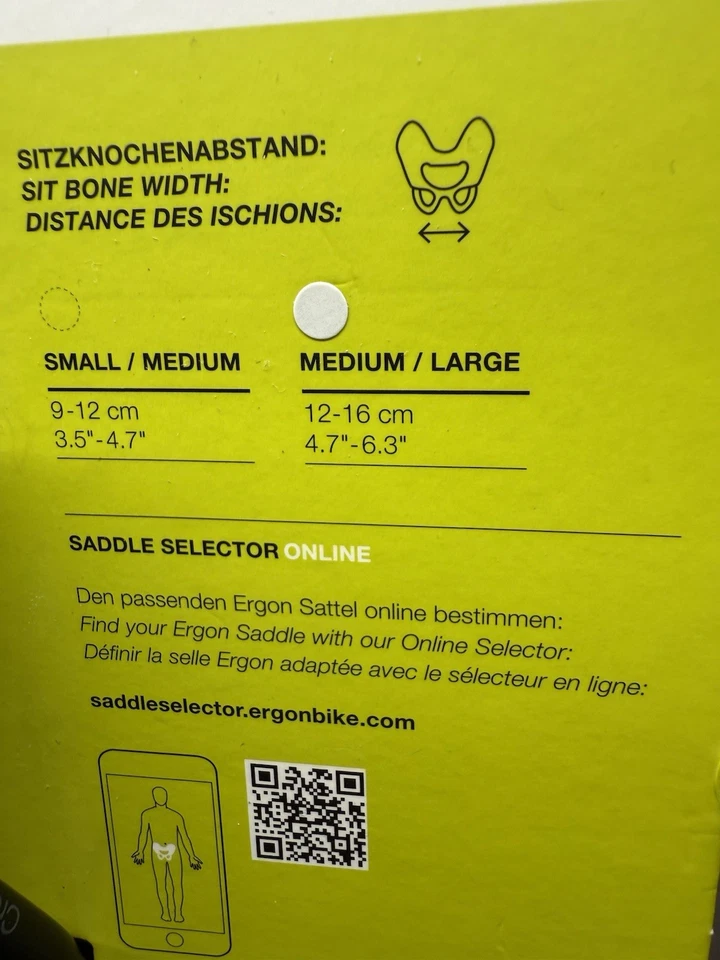 Ergon SM 运动凝胶鞍座 - 铬,隐形,女式,中型/大号无硬件 — 第 4/4 张图片