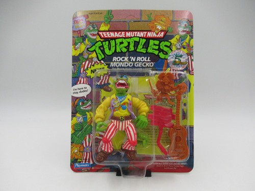 TMNT Rock N' Roll Mondo Gecko 1992 Playmates Unpun...
