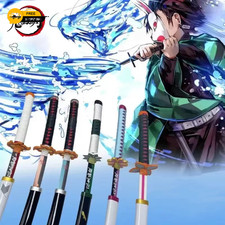 Demon Slayer Tanjirou Katana Swords 25cm Anime Ghost Killer Cosplay Props decor