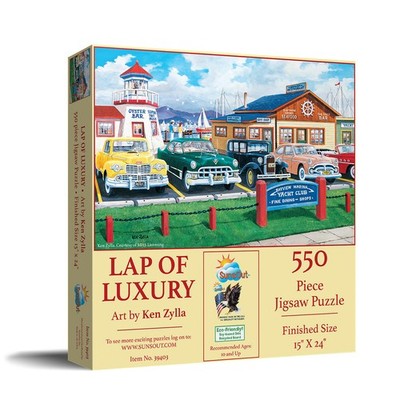 SunsOut Lap of Luxury 550 pc Jigsaw Puzzle
