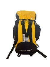 Fischer Hiking Backpack Rucksack Yellow Black Outdoor Trekking Gear