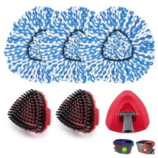 Mop Heads Replacements for O-Cedar RinseClean 2-Tank Spin Mop, Mop Replace He...