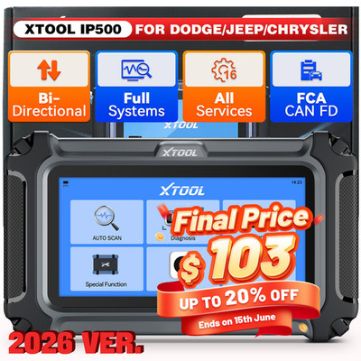 Bidirectional OBD2 Scanner Full System Diagnostic Tool For Dodge Chrysler Jeep