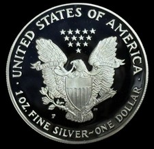 L@@K AMERICAN EAGLE COIN PROOF CAMEO 1994 SILVER BETTER DATE