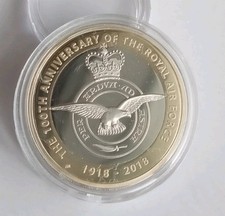 2018 RAF Centenary Badge £2 Two Pound Base Metal PROOF Coin From Royal Mint Set