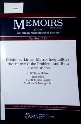 Dilations, linear matrix inequalities, the matrix cube problem and beta distribu