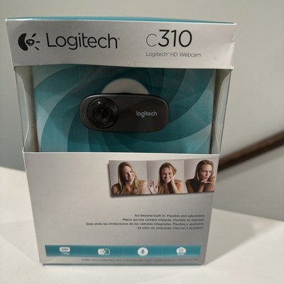 Logitech C310 HD Webcam Black 720p 960-000585 New