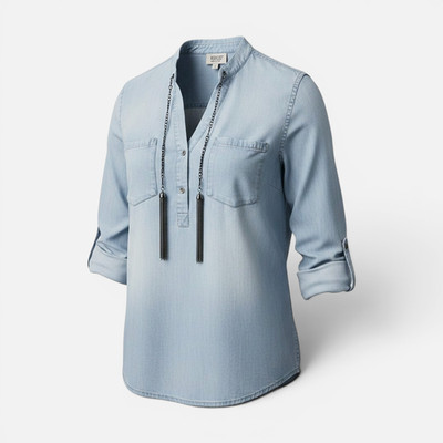 Khujo women's blouse model: Macella blue L