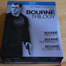 The Bourne Trilogy Blu-ray Box Set Matt Damon Action Thriller 3 Film Collection