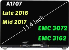A Apple MacBook Pro A1707 Assembly Screen Assembly New Grey EMC 3072 EMC3162
