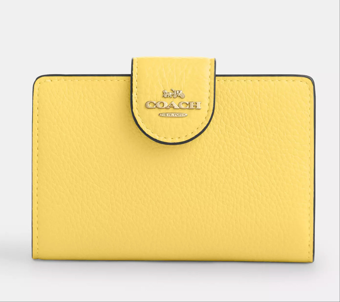 NWT Coach Medium Corner Zip Wallet CBO41/CBO32/6390