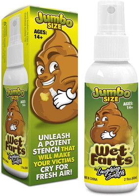 Laughing Smith Wet Farts (Jumbo - 60Ml) - Potent Fart Spray - Extra Strong Stink