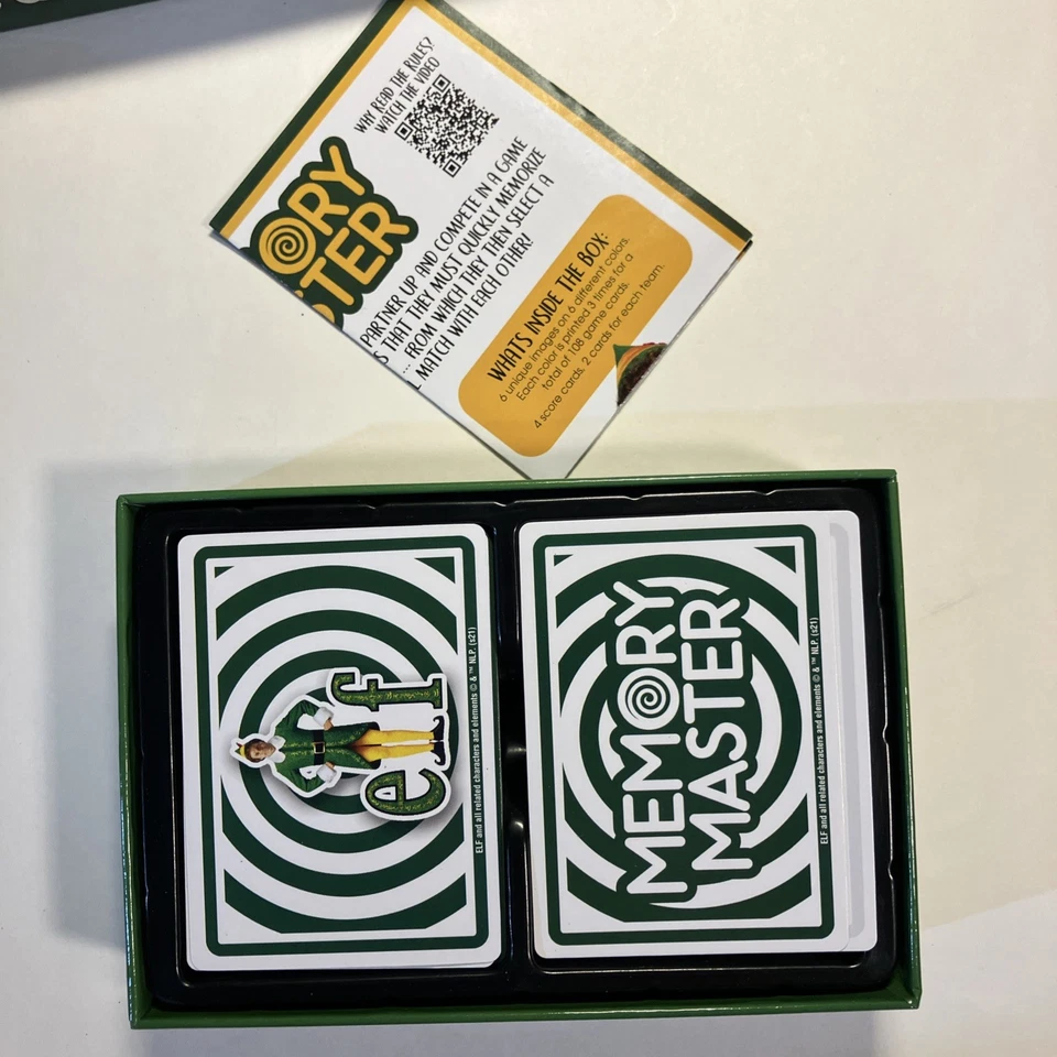 Cards, Elf Memory Master Card Game, Multi player Elf The Movie Christmas - Image 3 of 4
