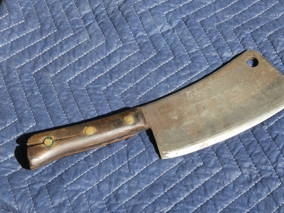 ANTIGUO L.& I.J. CUCHILLO CARNICERO CUCHILLO CARNICERO BLANCO 1837 15" GRANDE 15 pulgadas Foto 2 de 4