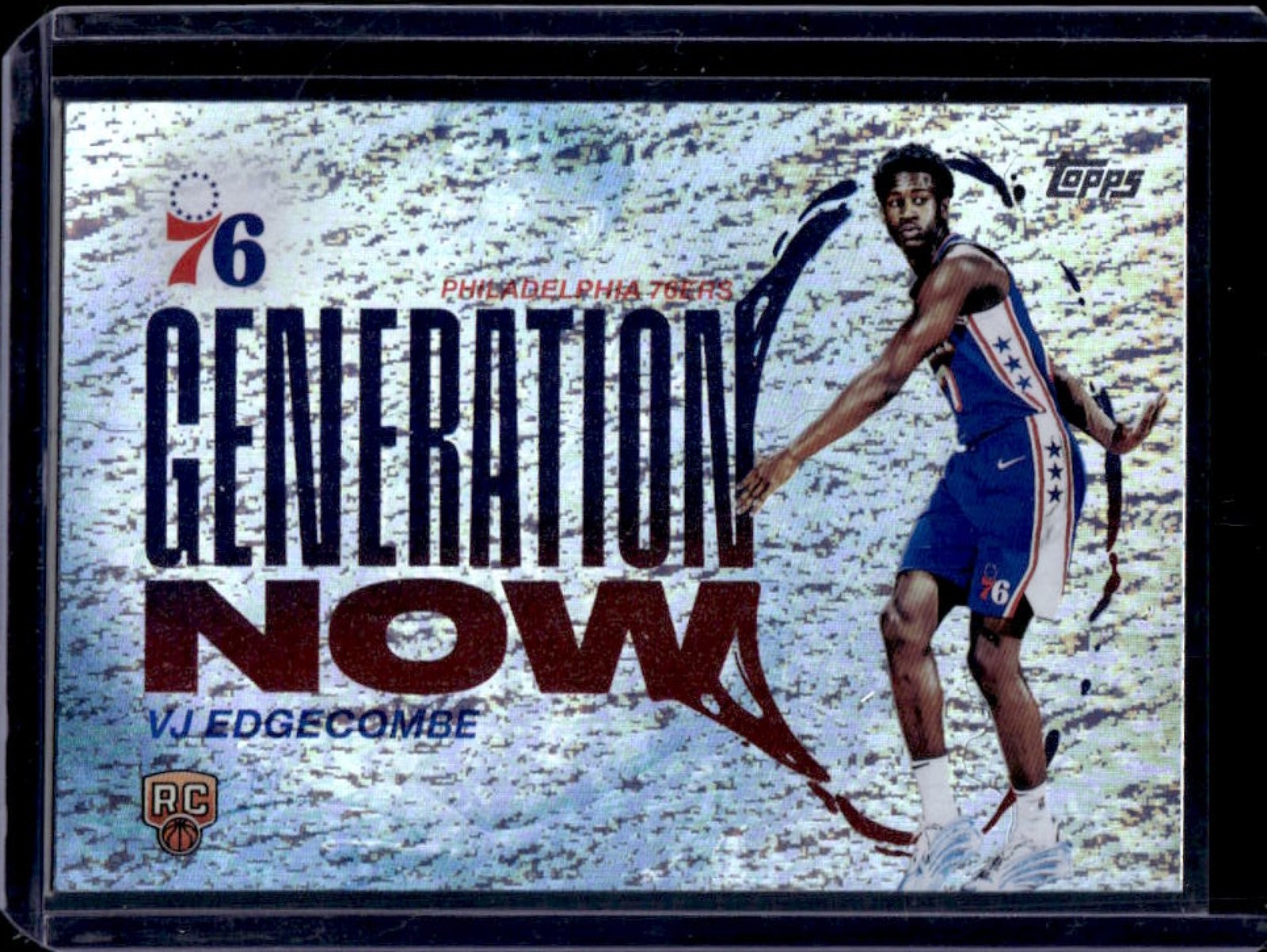 2025-26 Topps VJ Edgecombe Generation Now RC Holo Foil #GN-3 76ers