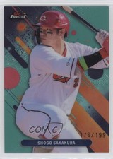2025 Finest NPB Nippon Professional Baseball Aqua Refractor Shogo Sakakura 0sk9