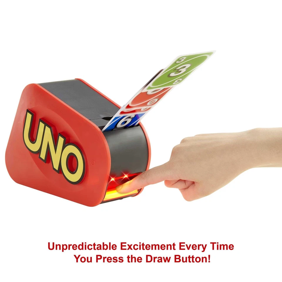 UNO Extreme Card Game Featuring Random-Action Launcher with Lights & Sounds &... - Image 4 of 4