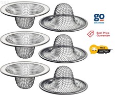 Hair Catcher Strainer Bathroom Tub Drain Hair Catcher Stainless Steel 6 Pack