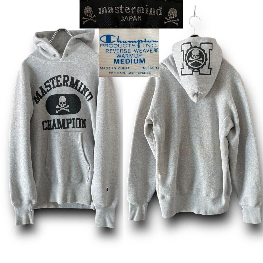 mastermind × Champion thick reverse weave sweatshirt hoodie mastermind × Champion thick reverse weave sweatshirt hoodie