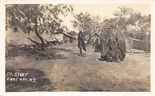 J52/ First Cay New York RPPC Postcard c1910 Company Street Tents Military 129