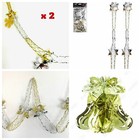 Silver/Gold Christmas Foil Hanging Wall Ceiling Decoration Garland Bell,Ball etc