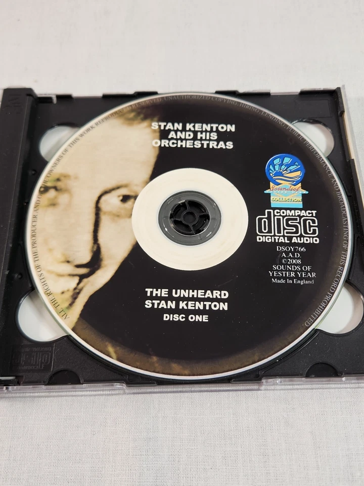 Stan Kenton - The Unrecorded Stan Kenton CD Big Band Jazz Double Discs NEAR MINT Foto 3 de 4
