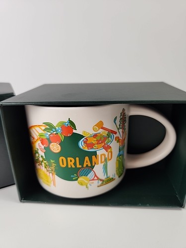 Starbucks Discovery Series Orlando Florida 14oz Ceramic Mug 2024 New in Box - Picture 2 of 14