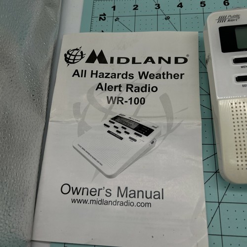 Midland WR-100 Digital Weather Hazard Alert Monitor NOAA Weather Radio - Picture 2 of 10