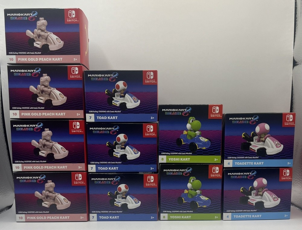 11x 2024 McDonald's Happy Meal Toy Mario Kart Deluxe Lot