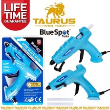 Pistolet à colle BlueSpot 60 watts avec support pliable et 2 bâtons de colle 11 mm Royaume-Uni livraison gratuite