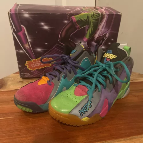 Reebok Nerf Kamikaze II Exclusive Basketball Shoes size 9.5 Sneakers