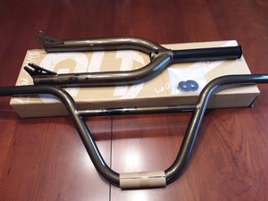 BONE DETH DEADMAN V2 HANDLEBARS 9/" BMX BIKE HOFFMAN SHADOW HARO SUBROSA BLACK