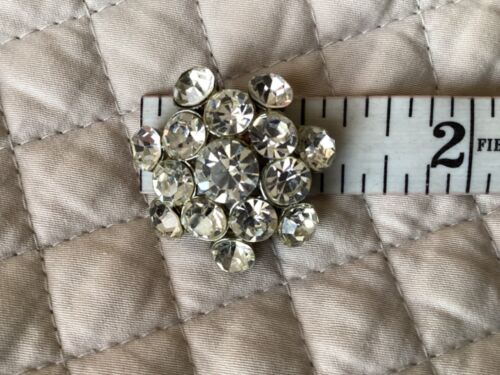 VINTAGE ART DECO RHINESTONE BROOCH - Picture 2 of 5