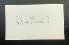 1962 DODGERS: Dick Tracewski, SIGNED 3x5 (JS)