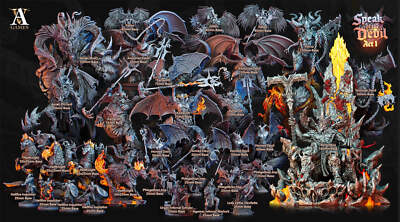 3D Printed Archvillain Games Fallen Speak of the Devil Act I 28