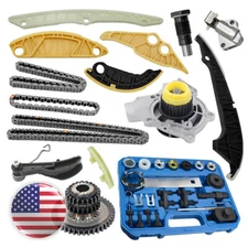Timing Chain Kit Water Pump Tool For Audi Seat Volkswagen A3 A4 A5 Leon EOS 1.8L