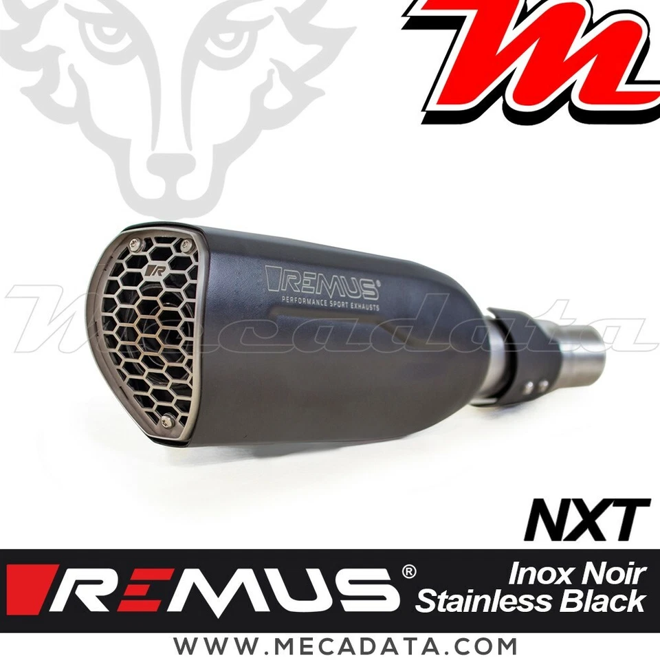 Silencieux Pot d'échappement REMUS NXT Inox noir CE BMW F 900 XR Euro5 - 2021 - Photo 1/1