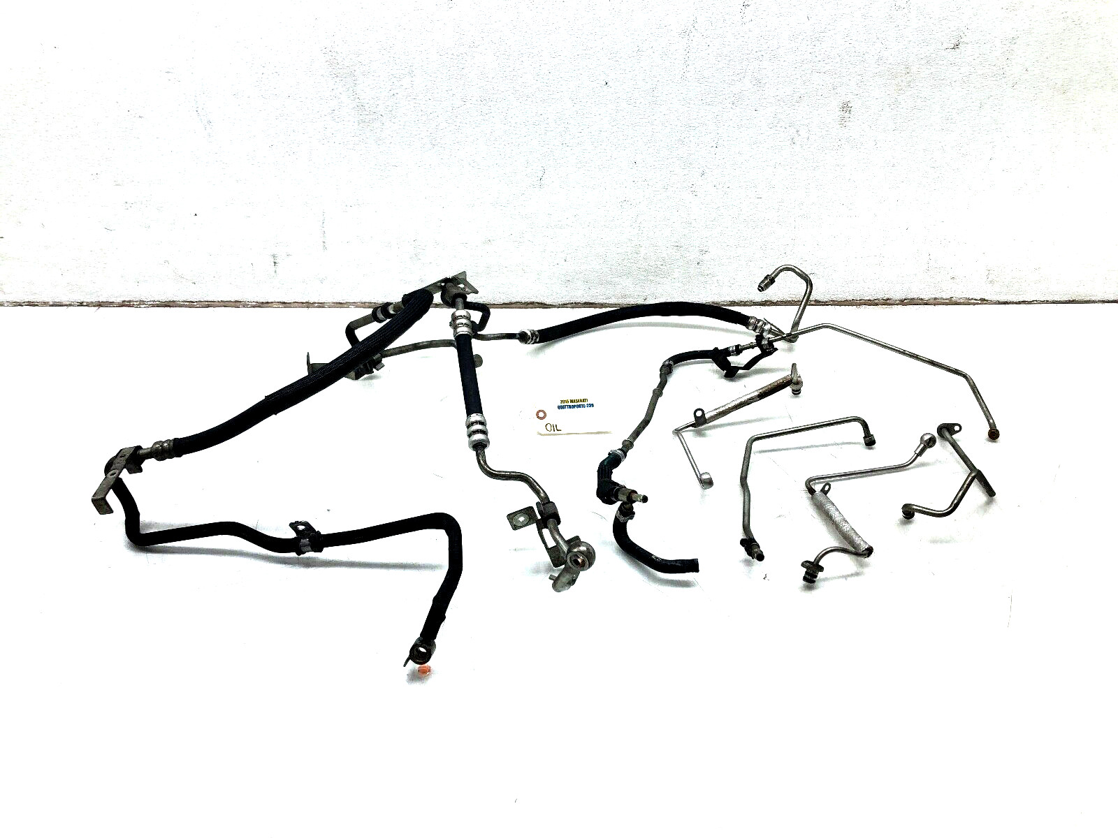 2014-2020 MASERATI QUATTROPORTE 3.0L OIL LINE SET OEM.