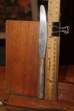 Antique Silver Plate 1938 National Viceroy Flame Table Knife