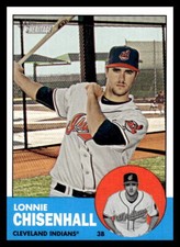 2012 Topps Heritage  Lonnie Chisenhall #170 Cleveland Indians Baseball Card