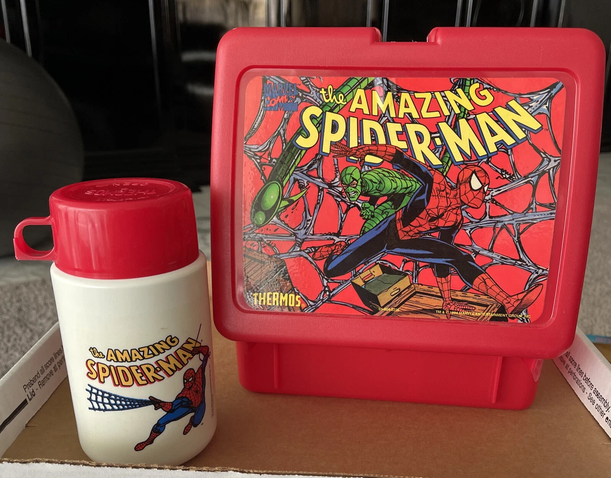 Thermos Spiderman Movie Soft Upright Lunch Kit Black/Red K217113T - Best Buy