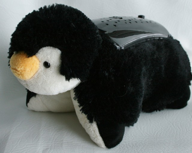 Cute Baby Sleeping Light Lamp Pillow Pet Dream Lites Playful Penguin